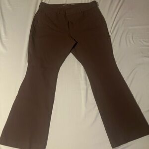 Brown High Rise Pixie Flare - Old Navy Size 16 Petite